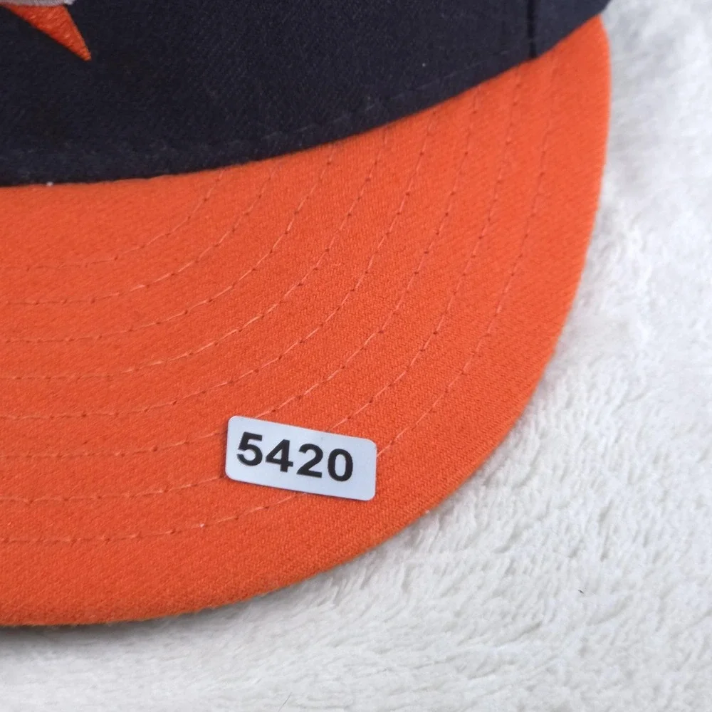 Houston Astros Hat Players On Field Cap Mens 7 1/2 Blue MLB Baseball Made In USA